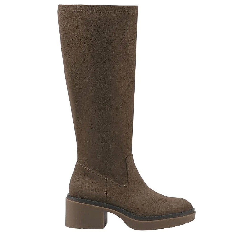 NEW White Mountain Marcella Womens Brown Suede Tall Shaft Boots Block Heel 9M - Picture 4 of 10